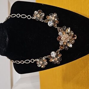 Vineyard Haven Sparkly 16" Statement Necklace  NWT